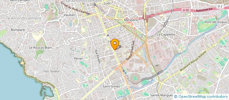 localisation de l'entreprise SAS BATIRENOV à MARSEILLE