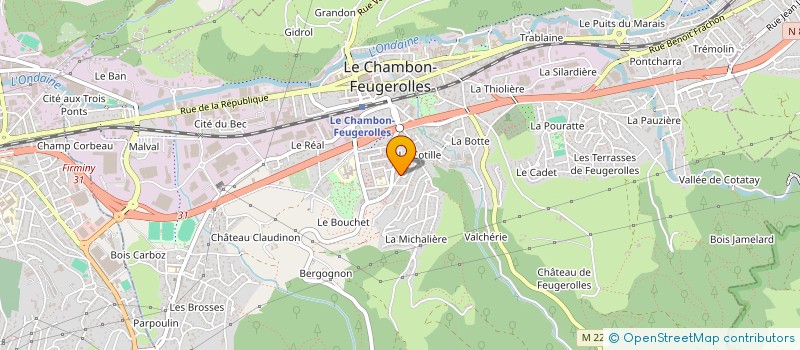 localisation de l'entreprise SAS BATISSEUR PRO  LE CHAMBON-FEUGEROLLES