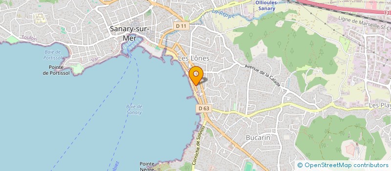 localisation de l'entreprise SAS BAYA à SIX-FOURS-LES-PLAGES