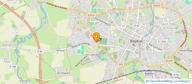 localisation de l'entreprise SAS BAYEUX SPORTS à BAYEUX