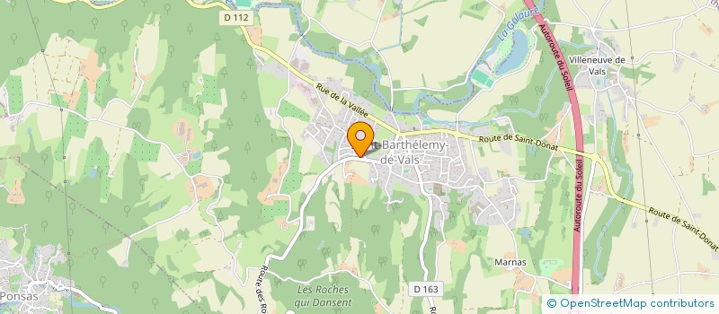 localisation de l'entreprise SAS BBL PATRIMOINE  SAINT-BARTHELEMY-DE-VALS