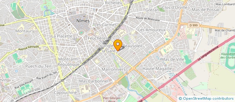 localisation de l'entreprise SAS BBZ EVENTS 30  NIMES