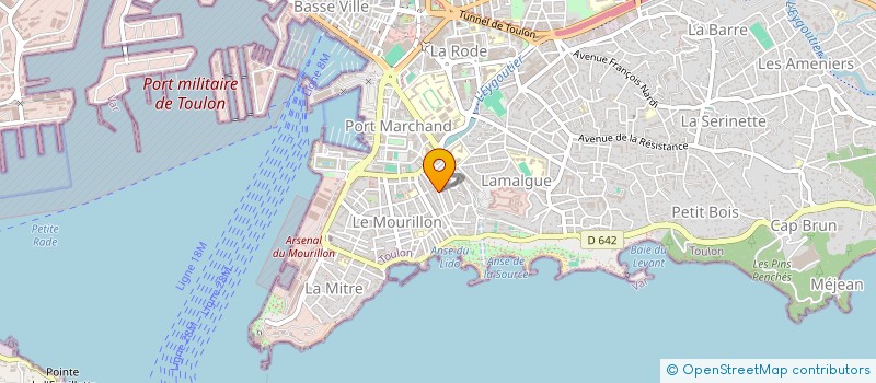 localisation de l'entreprise SAS BC à TOULON