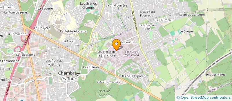 localisation de l'entreprise SAS BCEM  CHAMBRAY-LES-TOURS