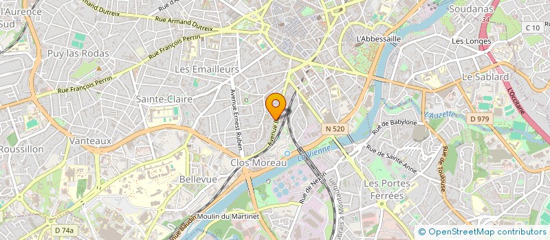 localisation de l'entreprise SAS BCH INVESTISSEMENT à LIMOGES