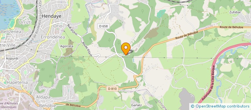 localisation de l'entreprise SAS BDLU à URRUGNE