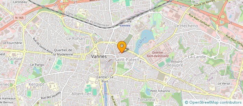 localisation de l'entreprise SAS BE GOOD'N à VANNES