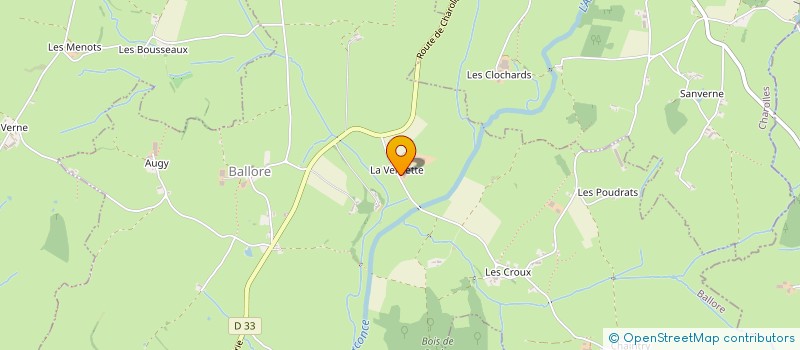 localisation de l'entreprise SAS BEAUCHAMP  BALLORE