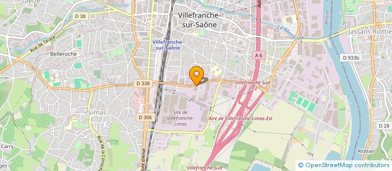 localisation de l'entreprise SAS BEAUJOLAIS COURTAGE  POMMIERS