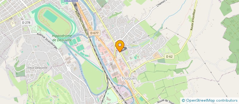 localisation de l'entreprise SAS BEAUMONT  TOUQUES