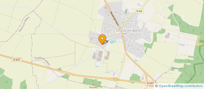 localisation de l'entreprise SAS BEAUSSE  CHAILLY-EN-BIERE
