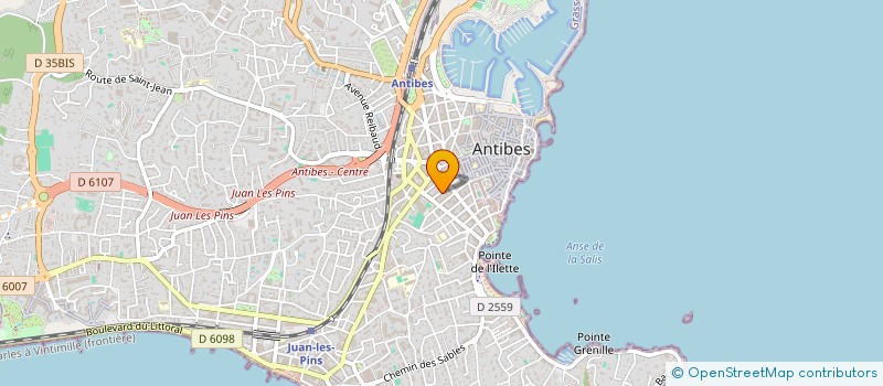 localisation de l'entreprise SAS BEAUTY LOUNGE  ANTIBES