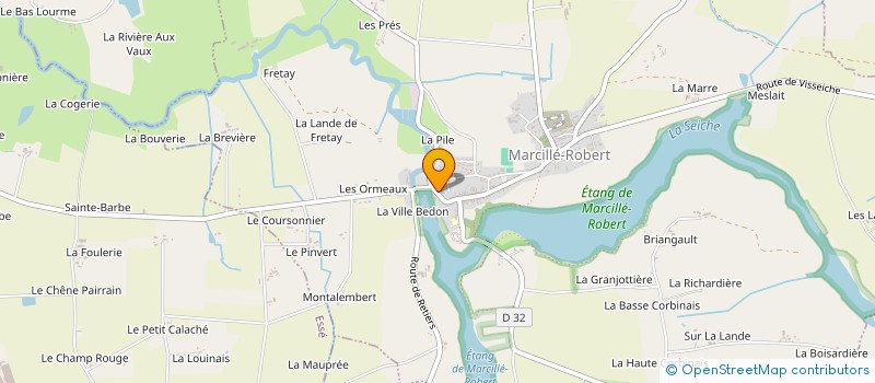 localisation de l'entreprise SAS BEBIN  MARCILLE-ROBERT