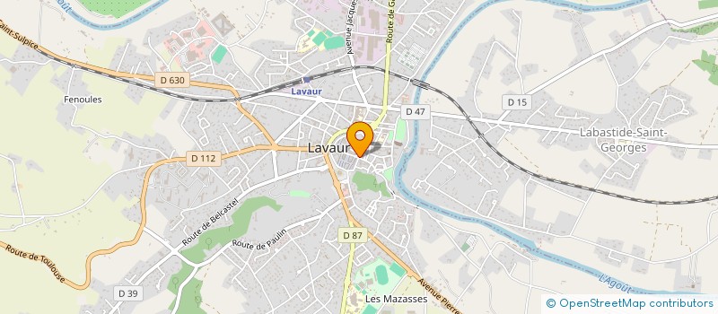 localisation de l'entreprise SAS BECA à LAVAUR