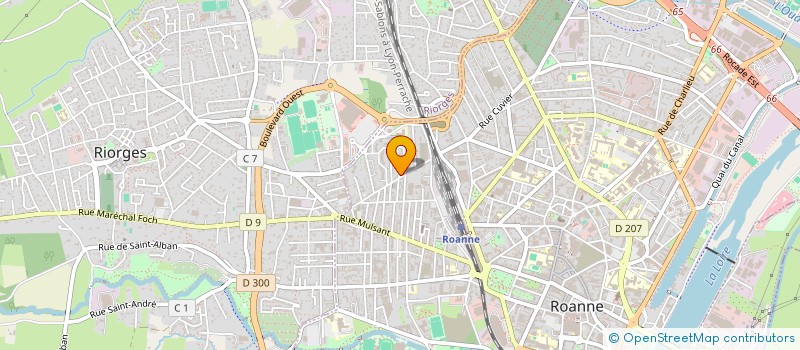 localisation de l'entreprise SAS BEER'S MOOD à ROANNE