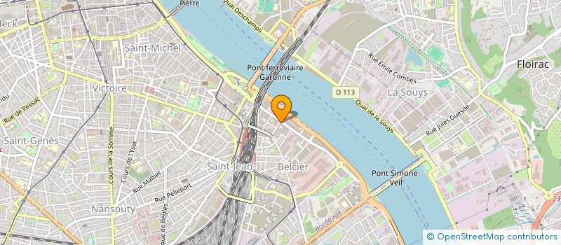 localisation de l'entreprise SAS BEGLES CAPELLE  BORDEAUX