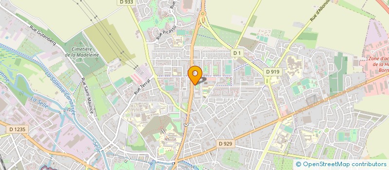 localisation de l'entreprise SAS BEGUIN  AMIENS