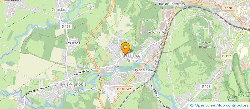 localisation de l'entreprise SAS BEL'AIN  MESSIA-SUR-SORNE