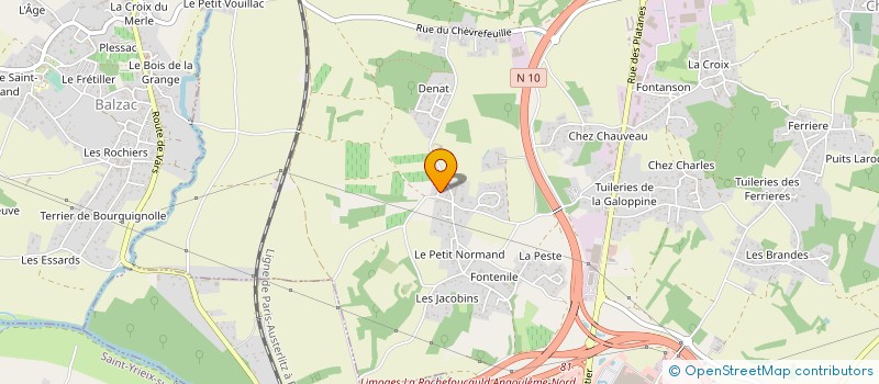 localisation de l'entreprise SAS BELAVIDA à CHAMPNIERS