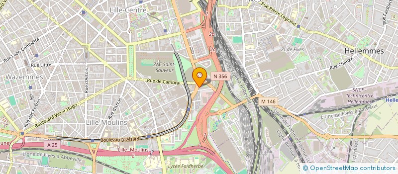 localisation de l'entreprise SAS BELFORT à LILLE