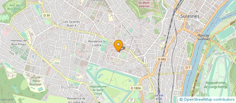 localisation de l'entreprise SAS BELGUER à SURESNES