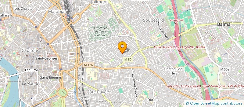 localisation de l'entreprise SAS BELHAOUARI à TOULOUSE