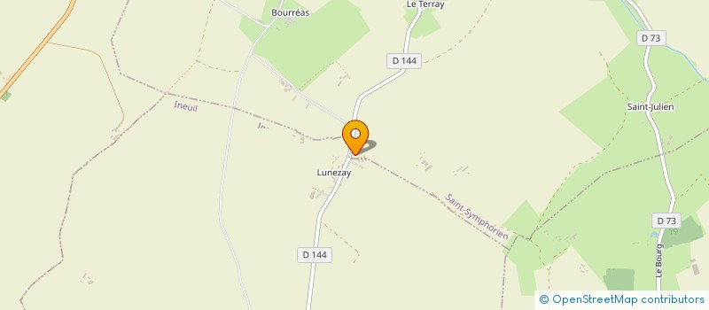 localisation de l'entreprise SAS BELLAGRI  SAINT-SYMPHORIEN