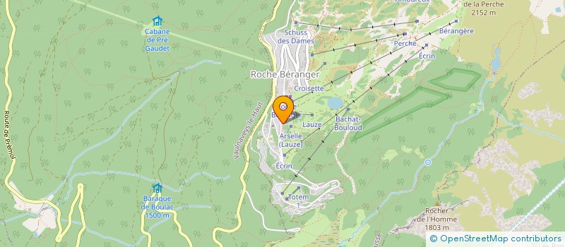 localisation de l'entreprise SAS BELLEDONNE à CHAMROUSSE