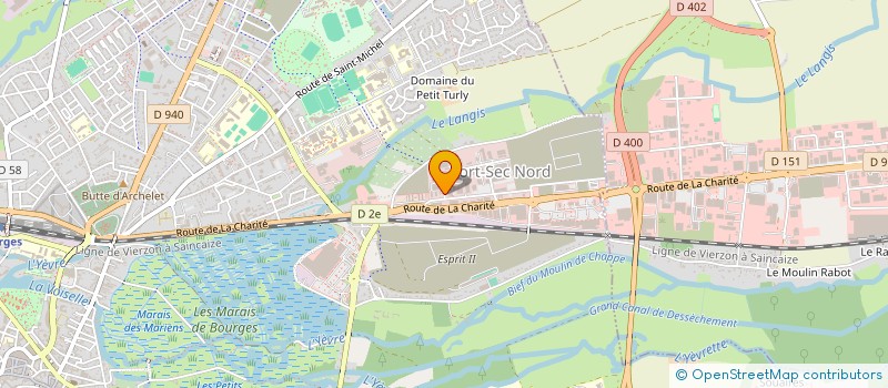 localisation de l'entreprise SAS BELLEZA  BOURGES