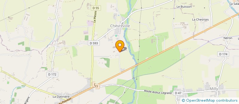 localisation de l'entreprise SAS BELLIARD  GRANDPARIGNY