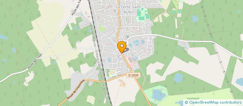 localisation de l'entreprise SAS BELLIER à LA FERTE-SAINT-AUBIN