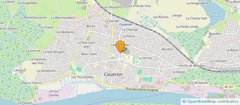 localisation de l'entreprise SAS BENAUDIT à COUERON