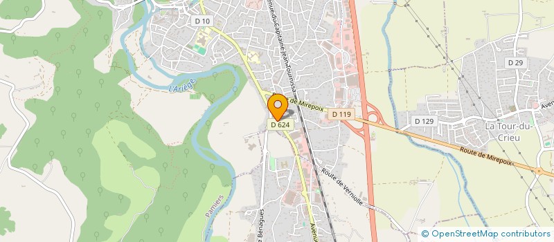 localisation de l'entreprise SAS BENIDIR à PAMIERS