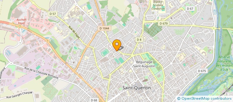 localisation de l'entreprise SAS BENIMMO FINANCES  SAINT QUENTIN