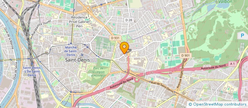 localisation de l'entreprise SAS BENJO à SAINT-DENIS