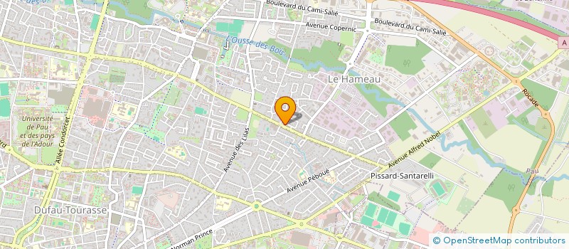 localisation de l'entreprise SAS BENS FR à PAU