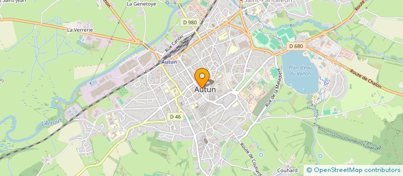 localisation de l'entreprise SAS BENZAABAR  AUTUN