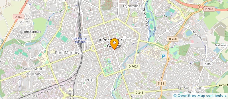 localisation de l'entreprise SAS BEQUET à LA ROCHE-SUR-YON