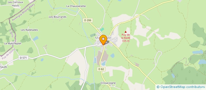 localisation de l'entreprise SAS BER O à MONTEL-DE-GELAT