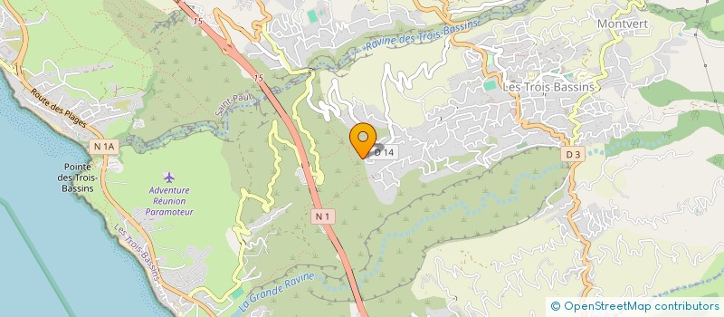 localisation de l'entreprise SAS BERBY & FONTAINE  LES TROIS-BASSINS