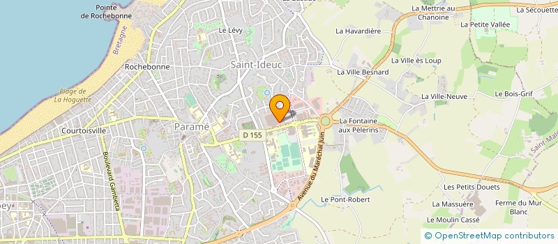 localisation de l'entreprise SAS BERMUDE  SAINT-MALO