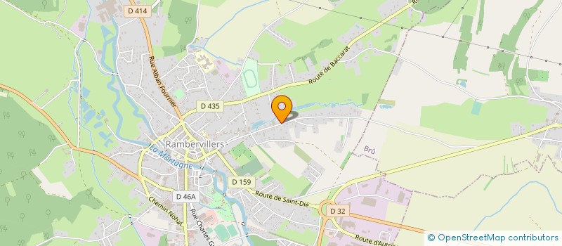 localisation de l'entreprise SAS BERNARD LAVERGNE CARROSSERIE INDUSTRIELLE à RAMBERVILLERS