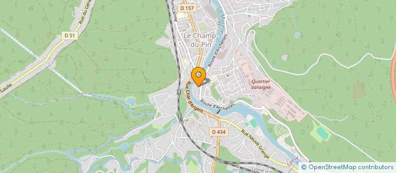 localisation de l'entreprise SAS BERNARDI DANIEL  EPINAL