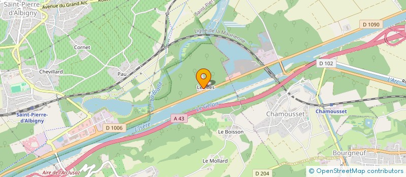 localisation de l'entreprise SAS BERNIER  CHATEAUNEUF