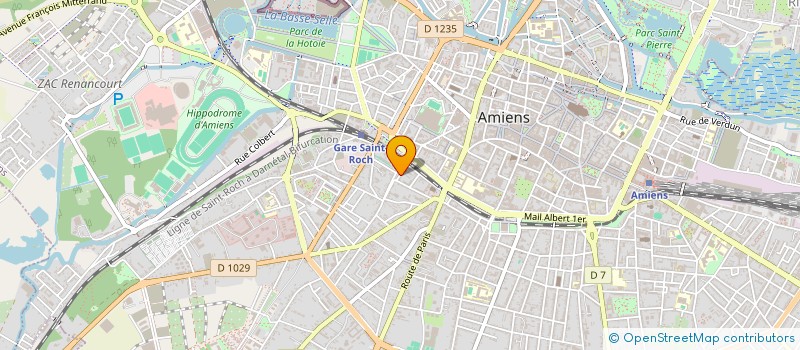 localisation de l'entreprise SAS BERON à AMIENS
