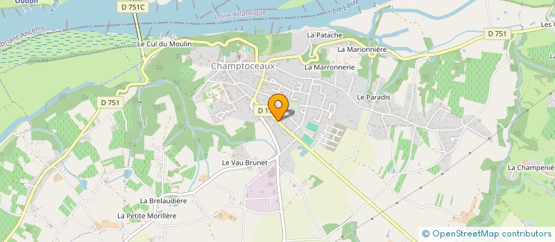 localisation de l'entreprise SAS BERTHAUD EDOUARD à MONTREVAULT-SUR-EVRE