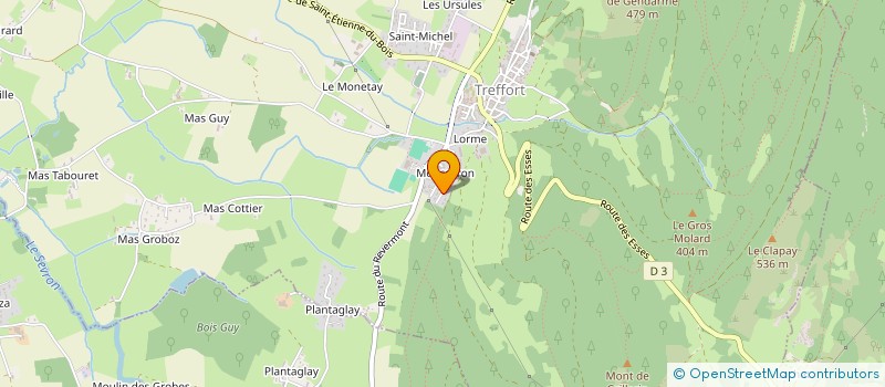 localisation de l'entreprise SAS BERTHEAU à VAL-REVERMONT