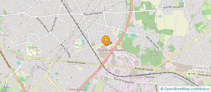 localisation de l'entreprise SAS BERTHELOT à SAINT-SEBASTIEN-SUR-LOIRE