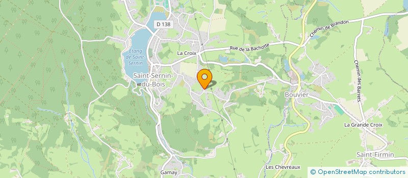 localisation de l'entreprise SAS BERTHIN 71  SAINT-SERNIN-DU-BOIS