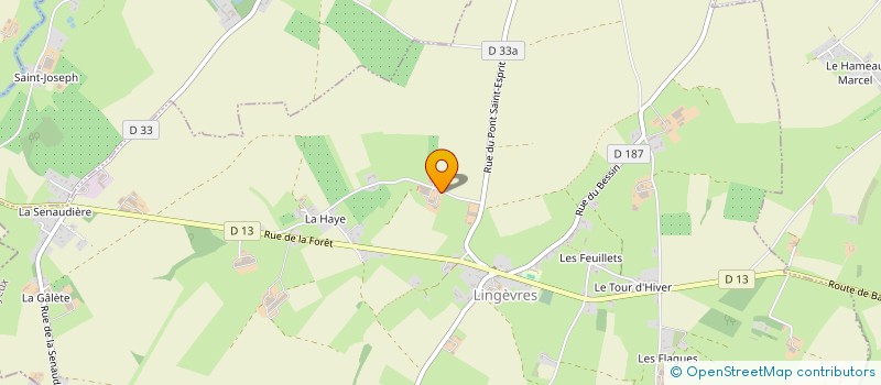 localisation de l'entreprise SAS BERTINIERE ENERGIE à LINGEVRES